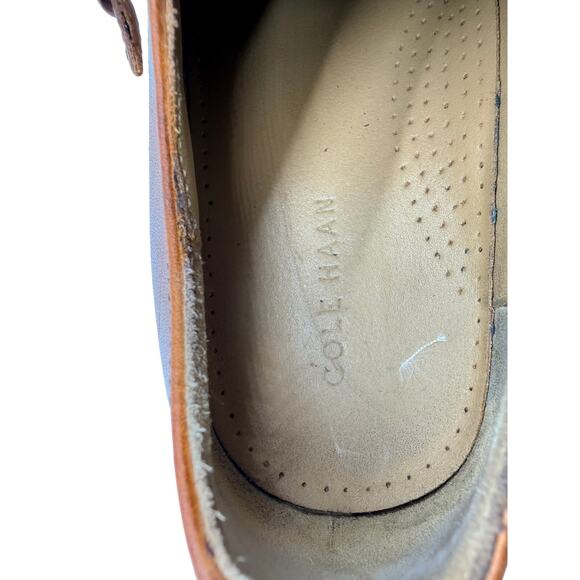 Cole Haan Men\'s Brown Leather Double Monk Strap Dress Shoes Size 12 M main image 8